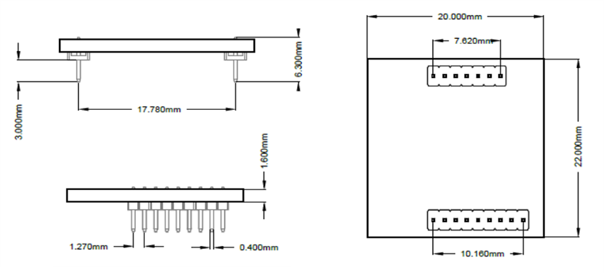 Mechanical Drawing - Bosch BHI385 Shuttle Board 3.0